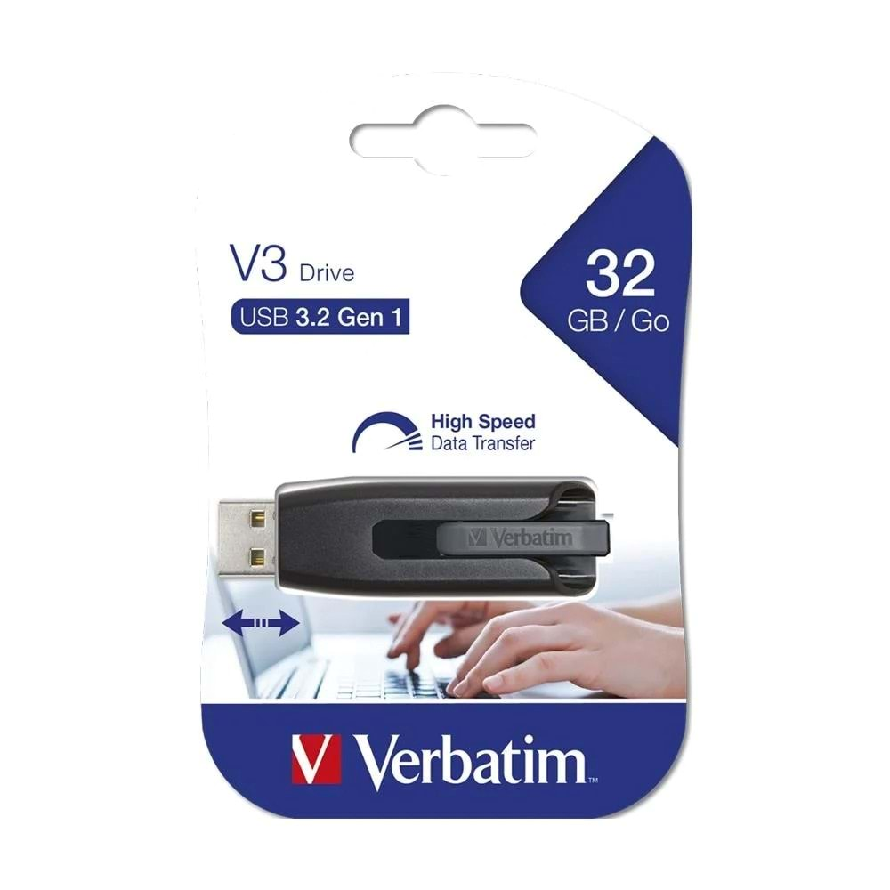 VERBATIM 32GB STORE N GO V3 USB 3.2 GEN 1 DRIVE