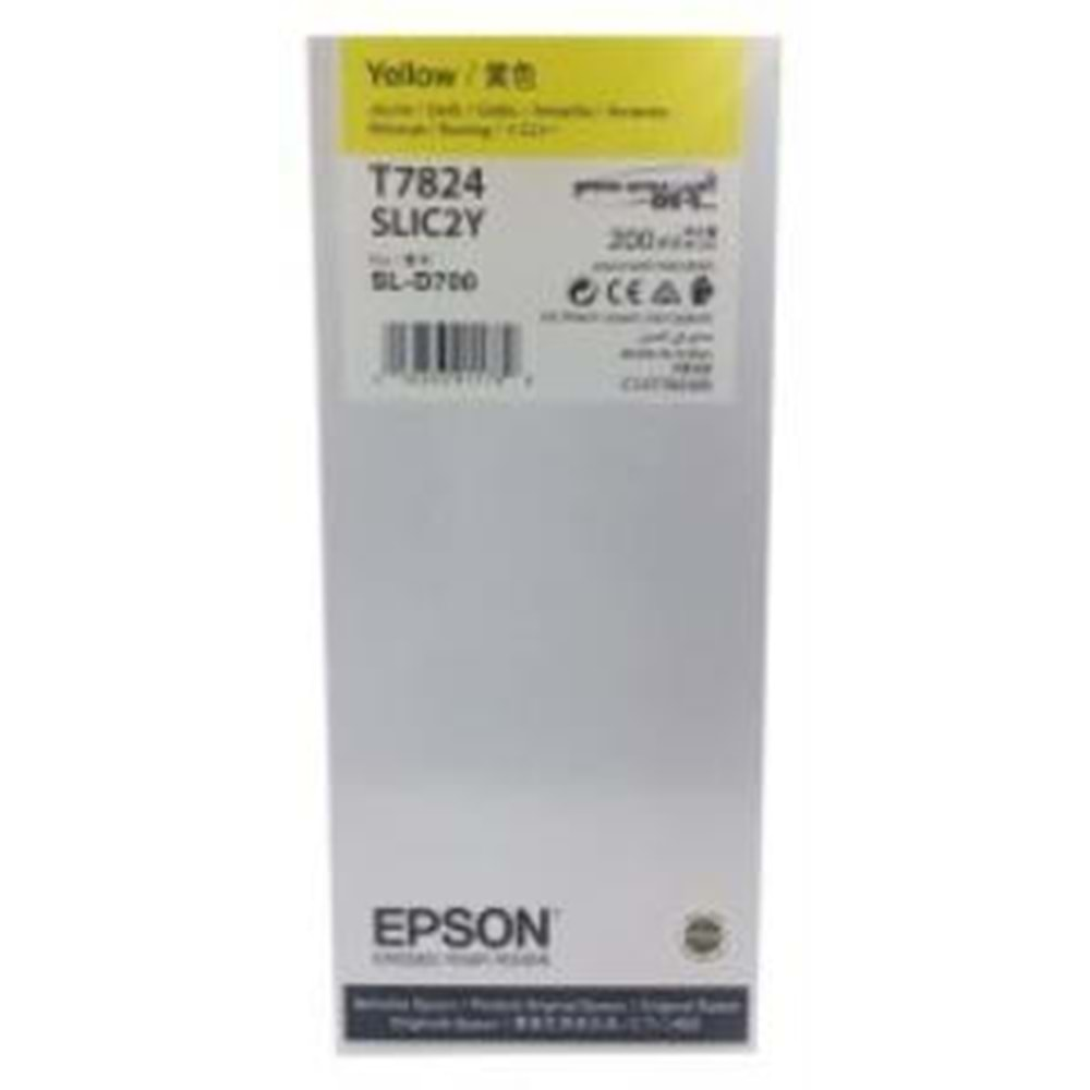 EPSON DX 100 MÜREKKEP YELLOW 7824