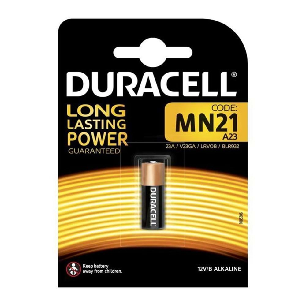 DURACELL MN21TEKLİ A23 KART