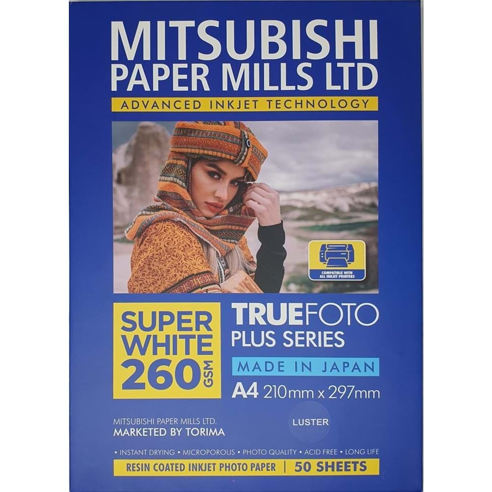 MITSUBISHI INKJET LUSTRE A4 50 SHEETS NFE170A MP