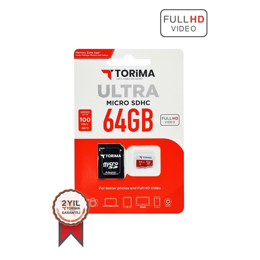 TORİMA 64 GB MICRO SDHC TF CARD