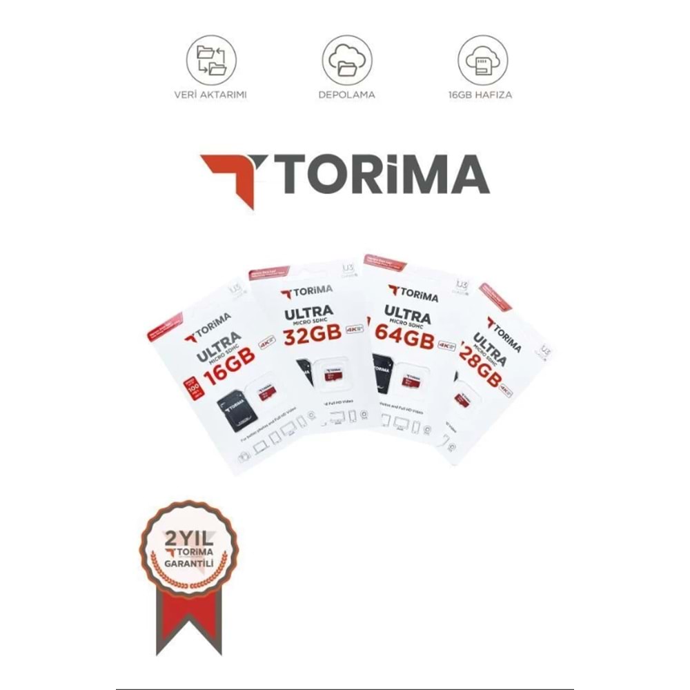 TORİMA 16GB MICRO SDHC TF CARD