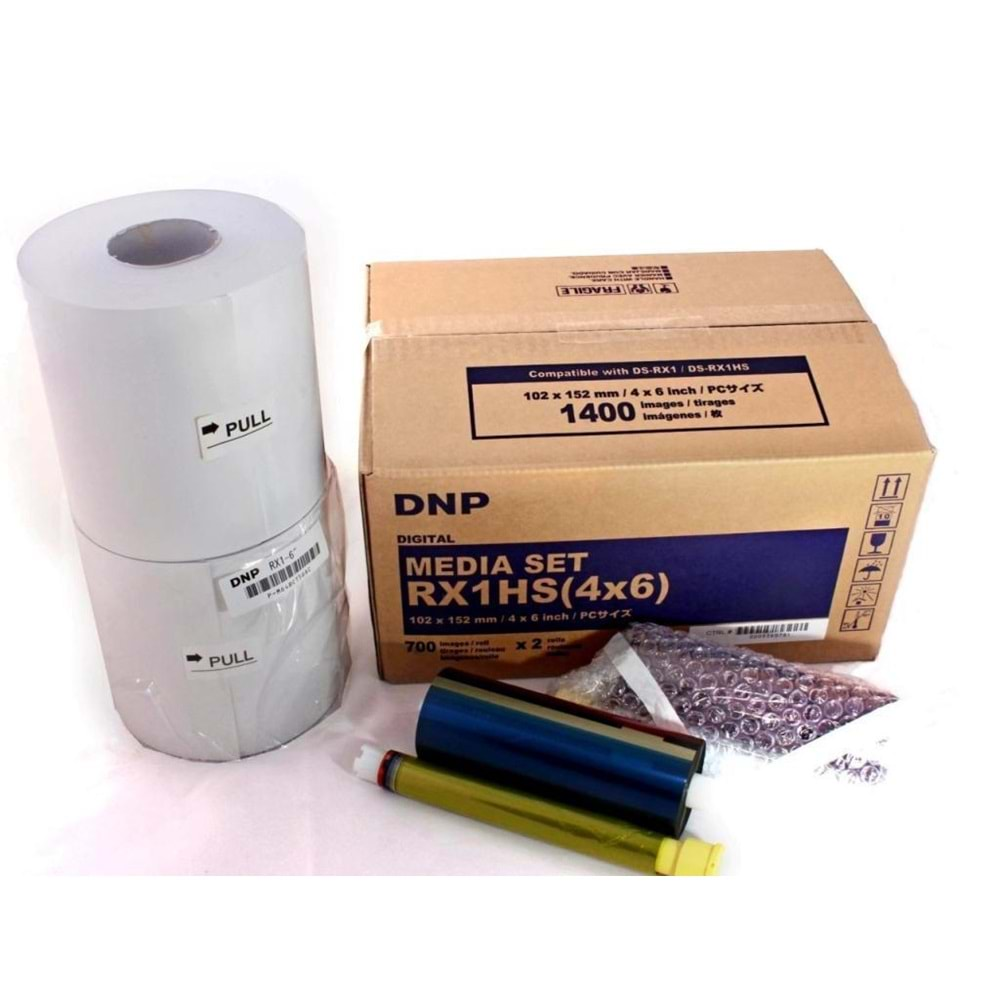 DNP RX1 PHOTO PAPER + RIBBON KIT 4X6