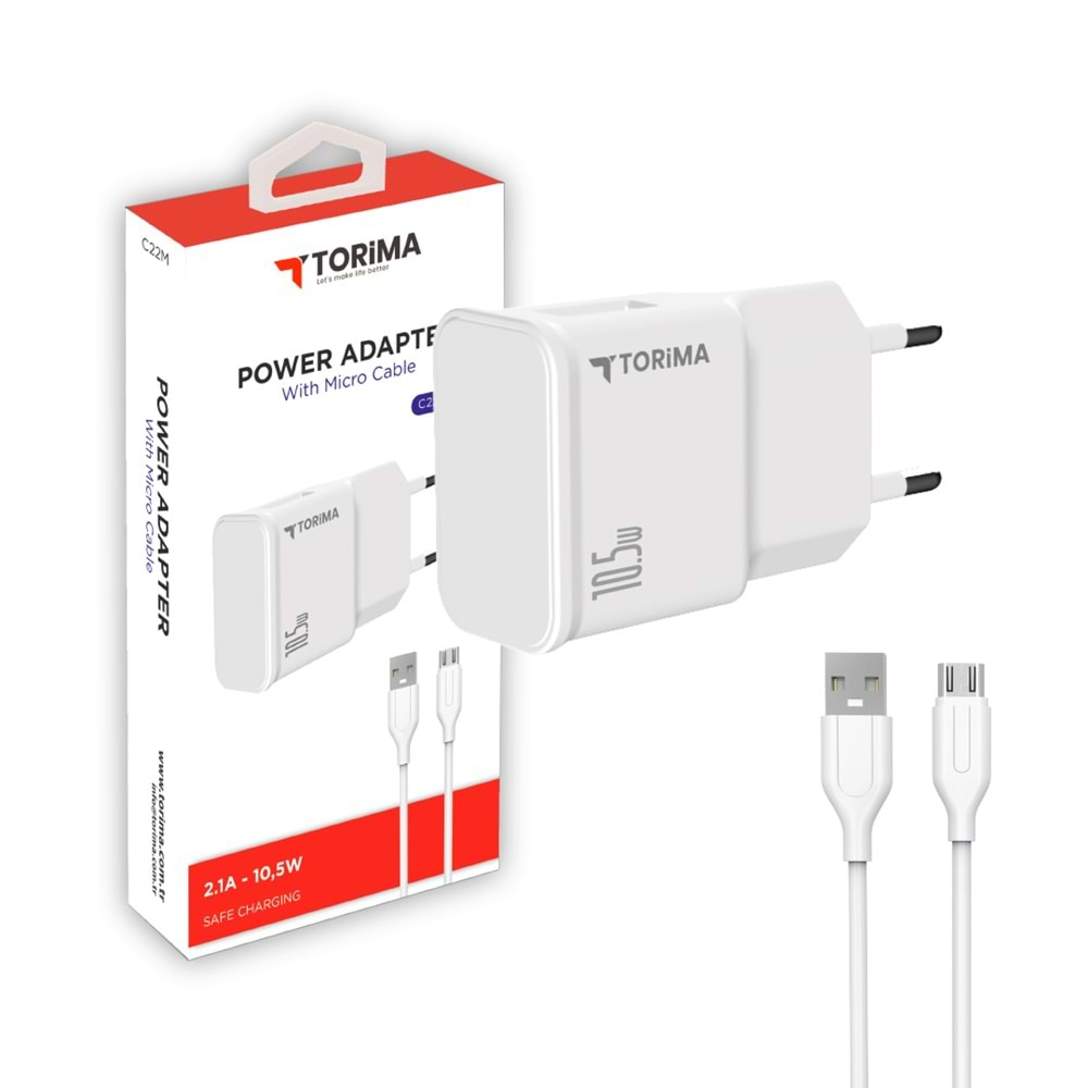 TORİMA C22M POWER ADAPTER WİTH MİCRO