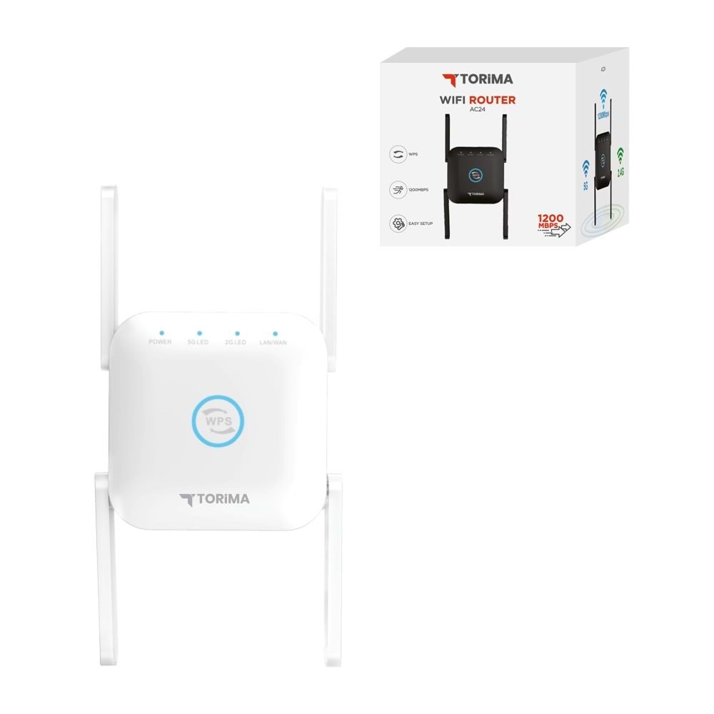 TORİMA AC24 WHITE WIFI ROUTER