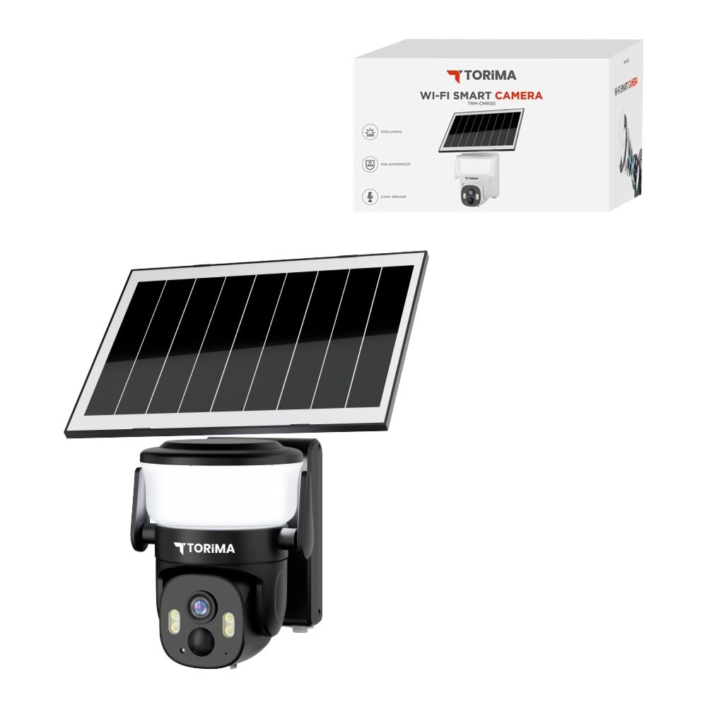 TORİMA TRM-CMR30 BLACK HOME SECURITY LIGHTNING CAM