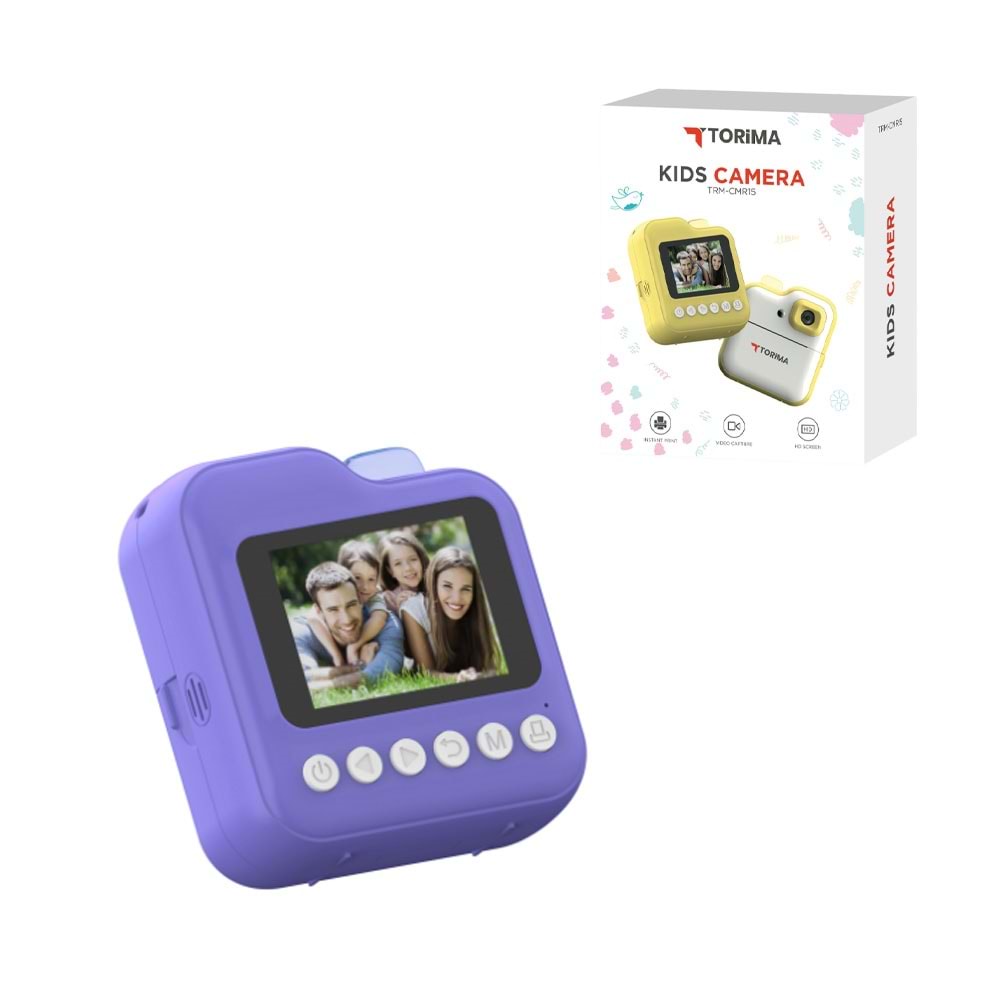 TORİMA TRM-CMR15 PURPLE KIDS CAMERA