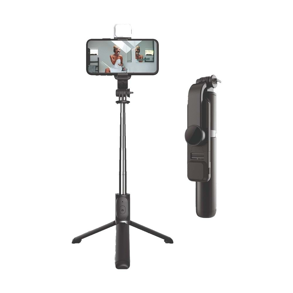 TORİMA SELFİE STİCK INTEGRATED TRIPOD Q02S BLACK