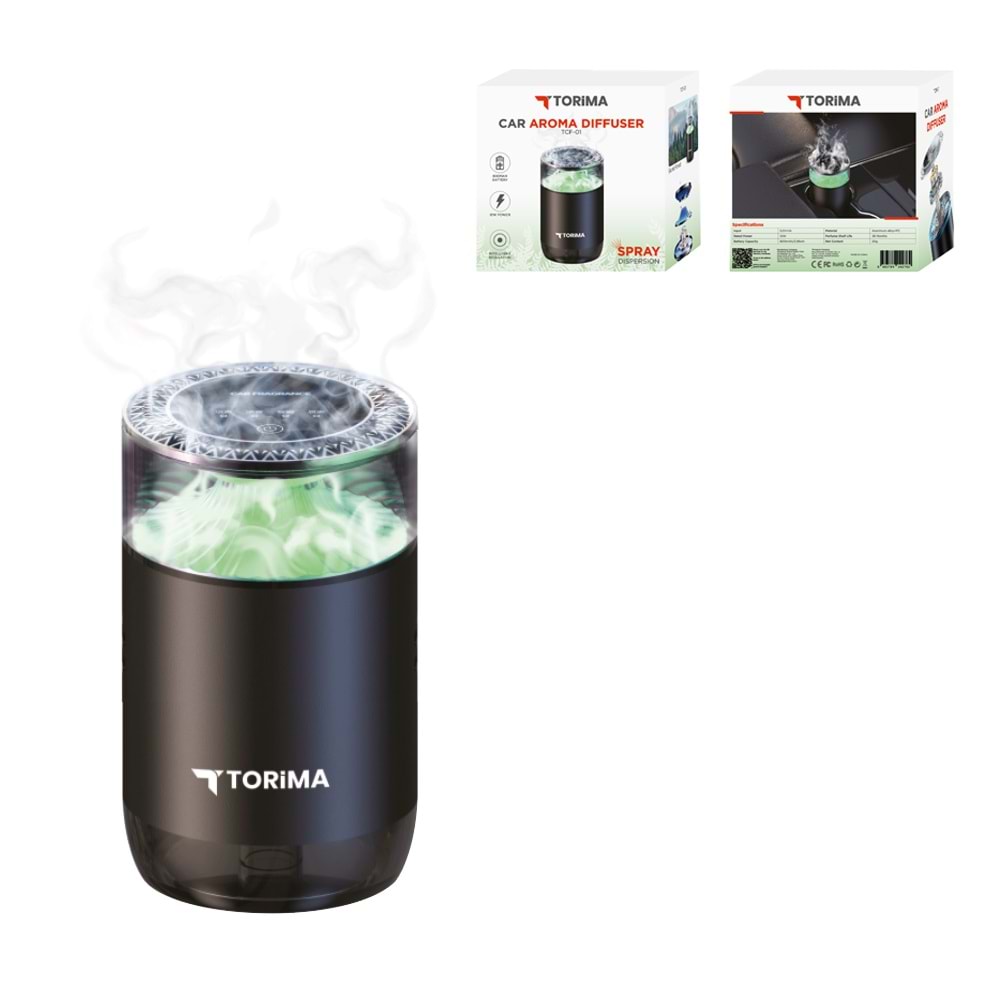 TORİMA TCF-01 BLACK SECRET FOREST CAR AROMA DIFFUS