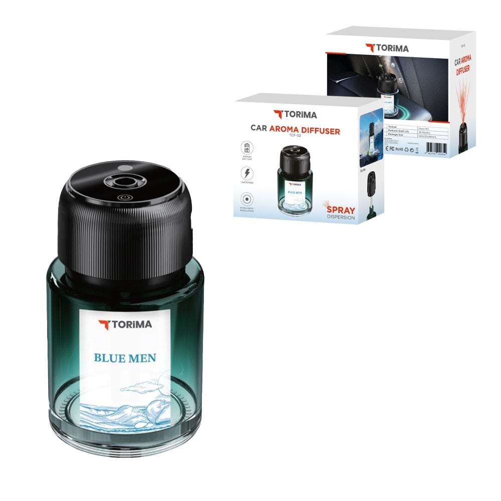 TORİMA TCF-02 BLACK BLUE MEN DRAGON CAR AROMA DIFF