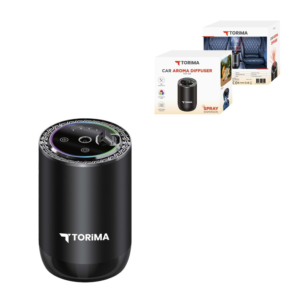 TORİMA TCF-04 BLACK COLOGNE CAR AROMA DIFFUSER