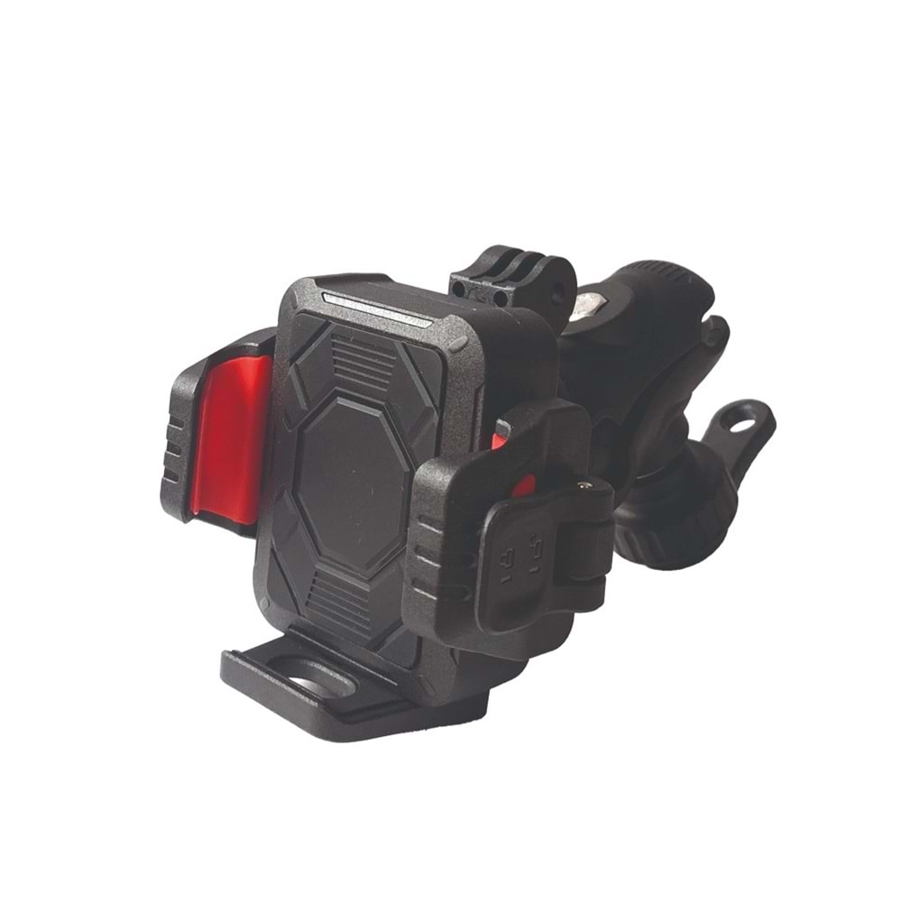 TORİMA JX-063 BLACK PLASTIC MOTORCYCLE PHONE MOUNT