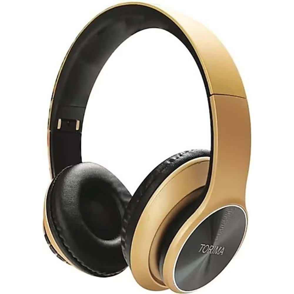 TORİMA WİRELESS HEADPHONES P575 GOLD