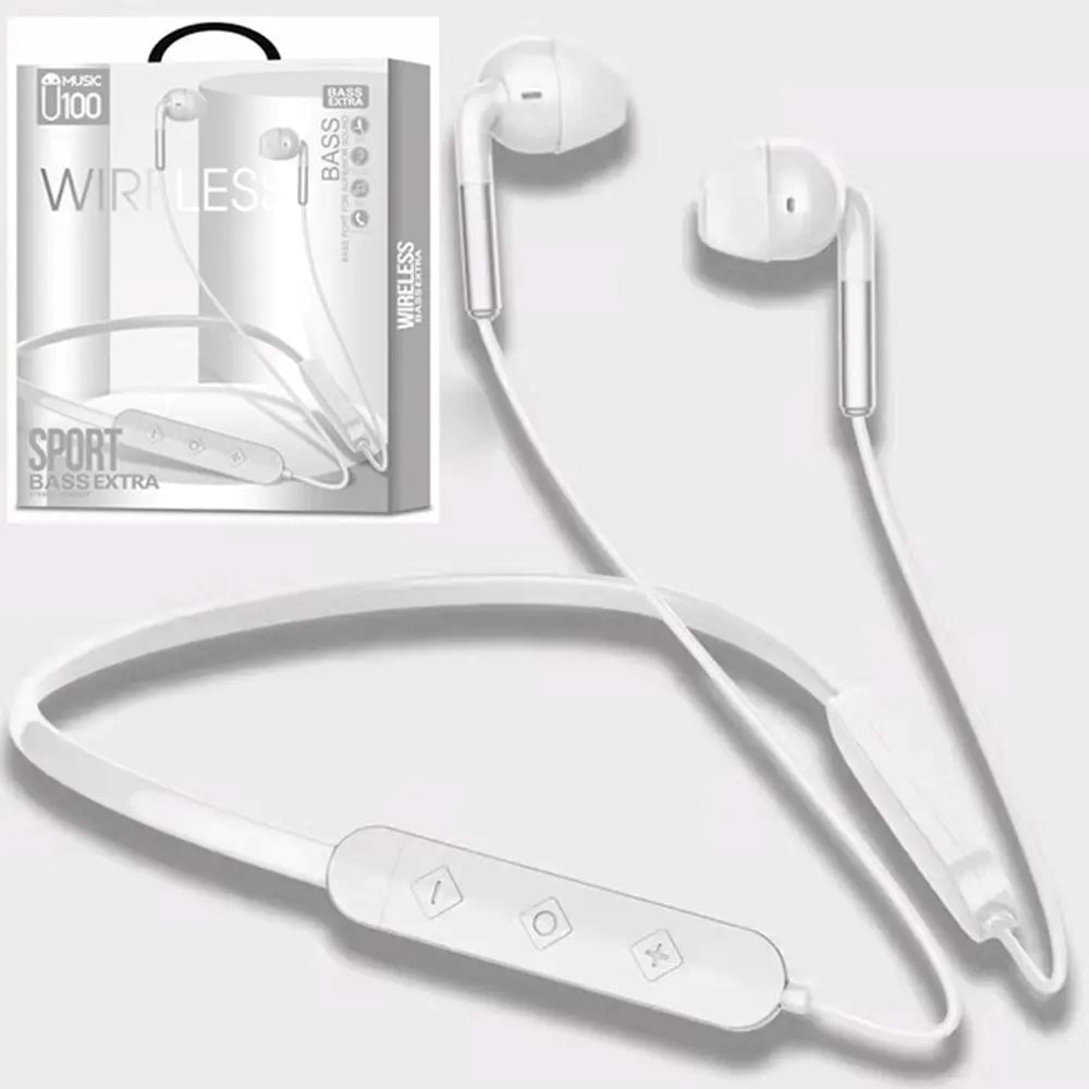 TORİMA U100 WİRELESS SPORT HEADSET WHİTE