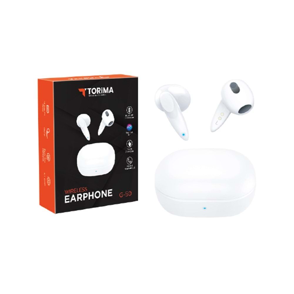 TORİMA G50 WİRELESS EARPHONE SİYAH