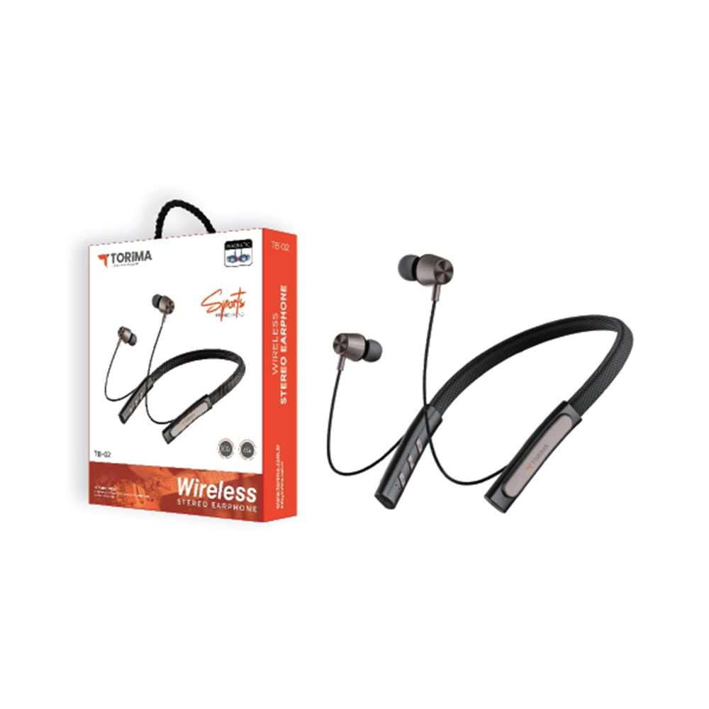 TORİMA TB-02 WIRELESS STEREO EARPHONE BLACK