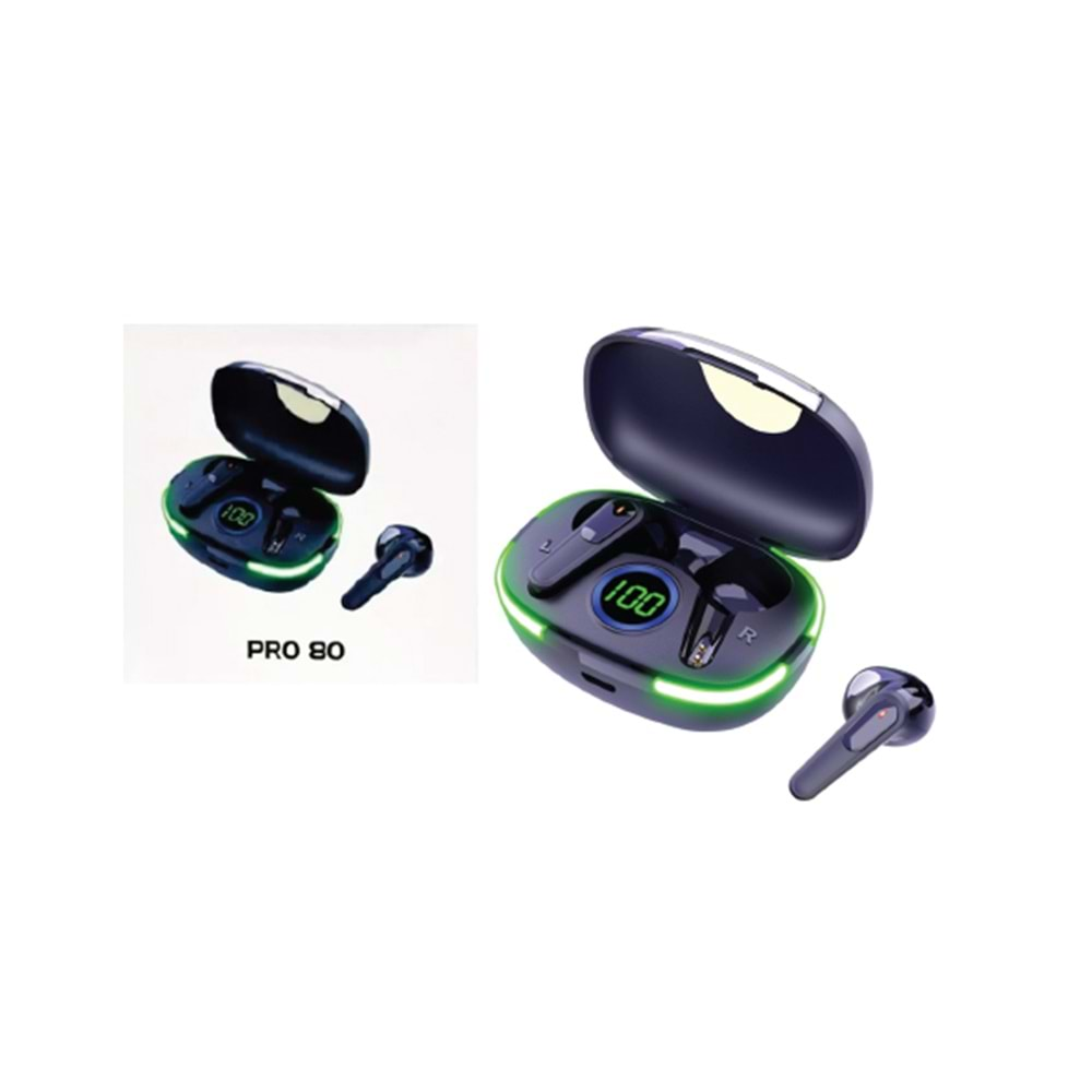 TORİMA EARPHONE PRO 80 BLACK