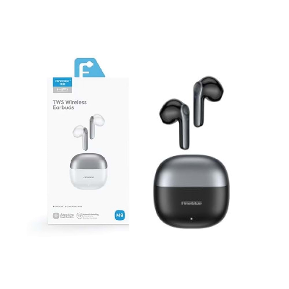 FİNEBLUE M8 WİRELESS EARBUDS BLACK