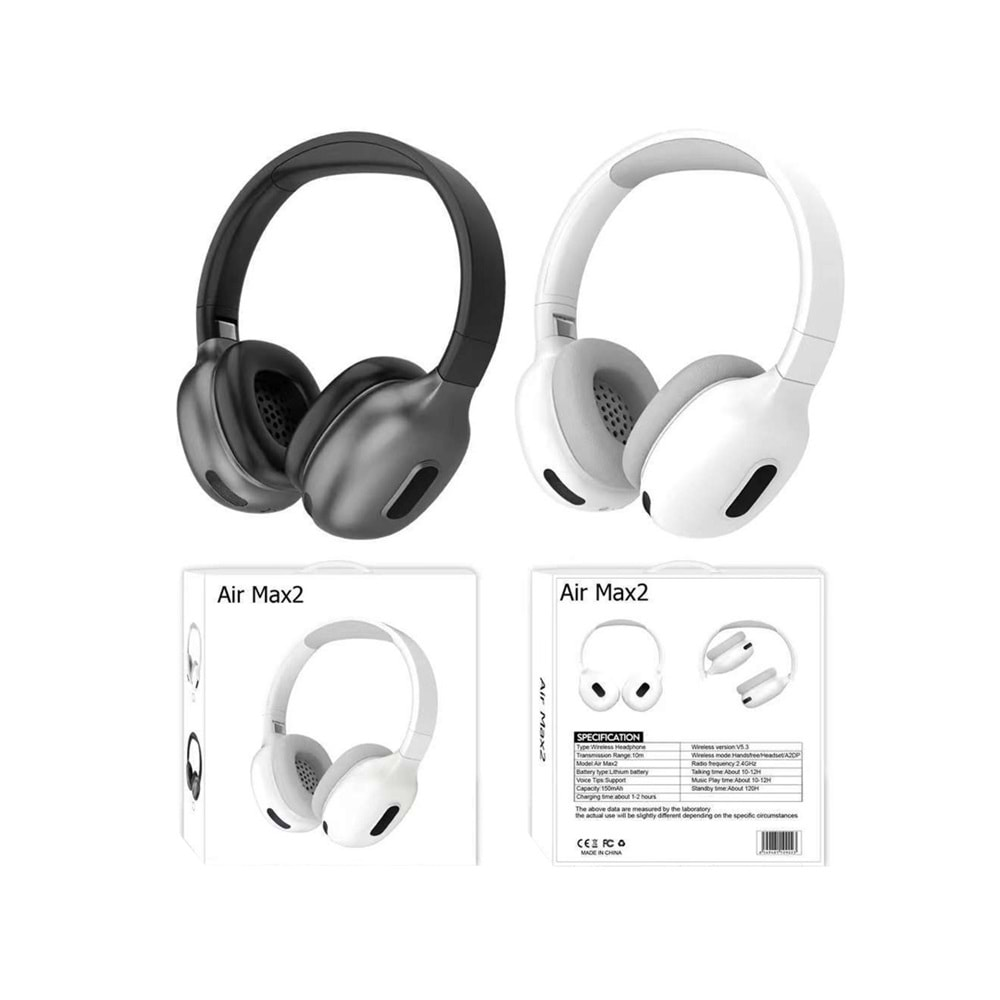 TORİMA MAX PRO2 WIRELESS HEADPHONE BLACK