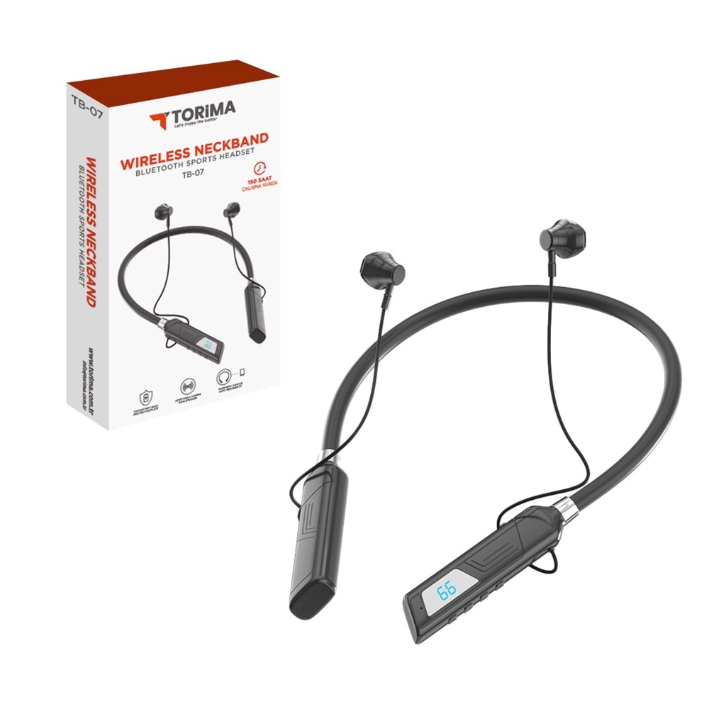 TORİMA TB-07 WIRELESS HEADSET BLACK