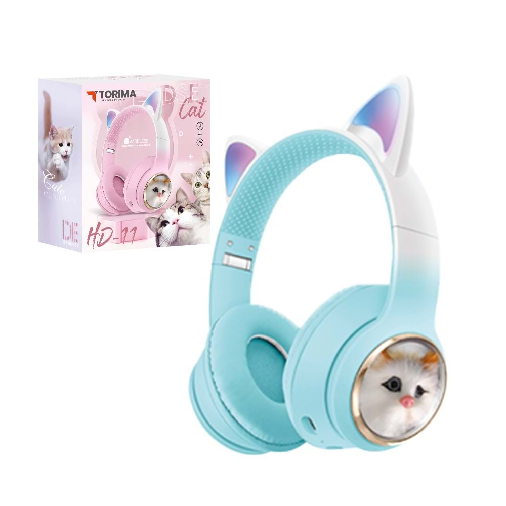 TORİMA HD-11 CAT HEADSET WHITE