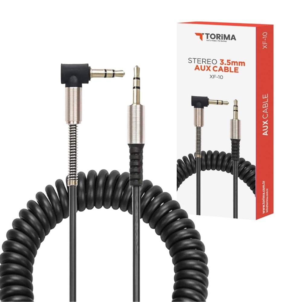 TORİMA AUX CABLE XF-10 BLACK