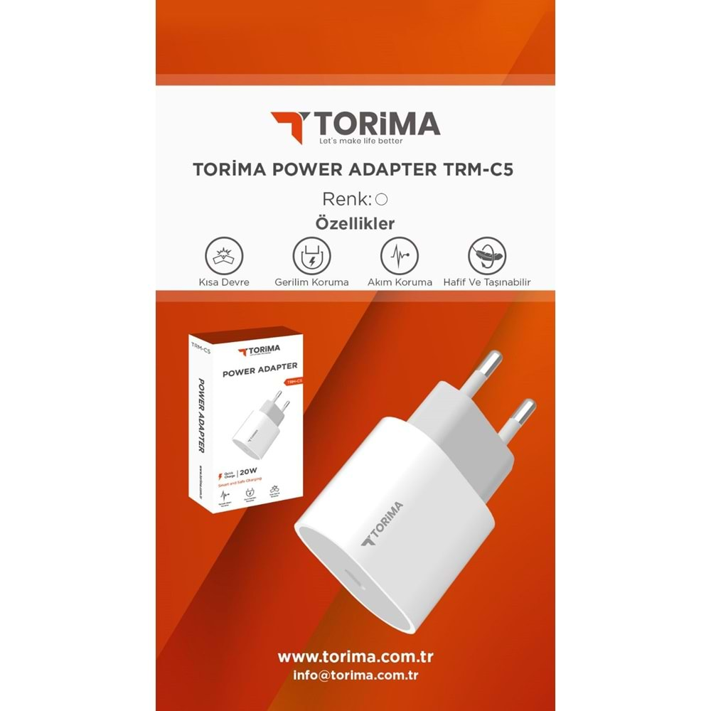 TORİMA TRM-C5 POWER ADAPTER