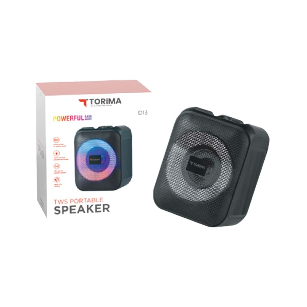 TORİMA D13 WİRELESS SPEAKER BLACK