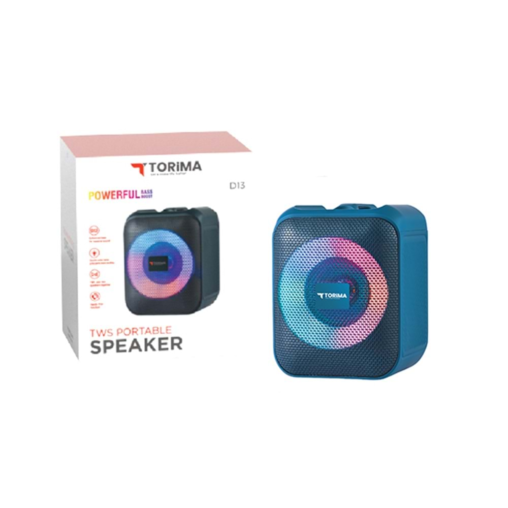 TORİMA D13 WİRELESS SPEAKER BLUE