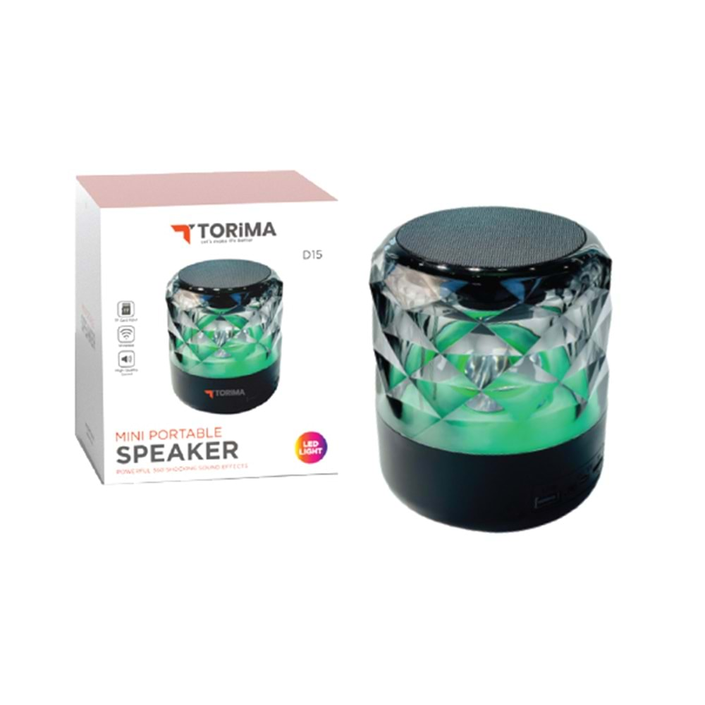 TORİMA D15 WİRELESS SPEAKER BLACK