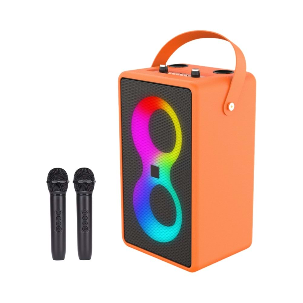 TORİMA M4401 PORTABLE KARAOKE SPEAKER ORANGE