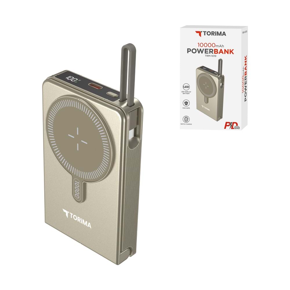 TORİMA TRM-1019 GOLD 10000 MAH POWERBANK TORİMA TRM-1019 GOLD 10000 MAH POWERBANK