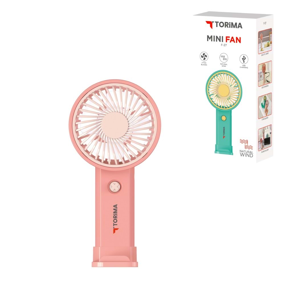 TORİMA F-27 ORANGE MINI FAN