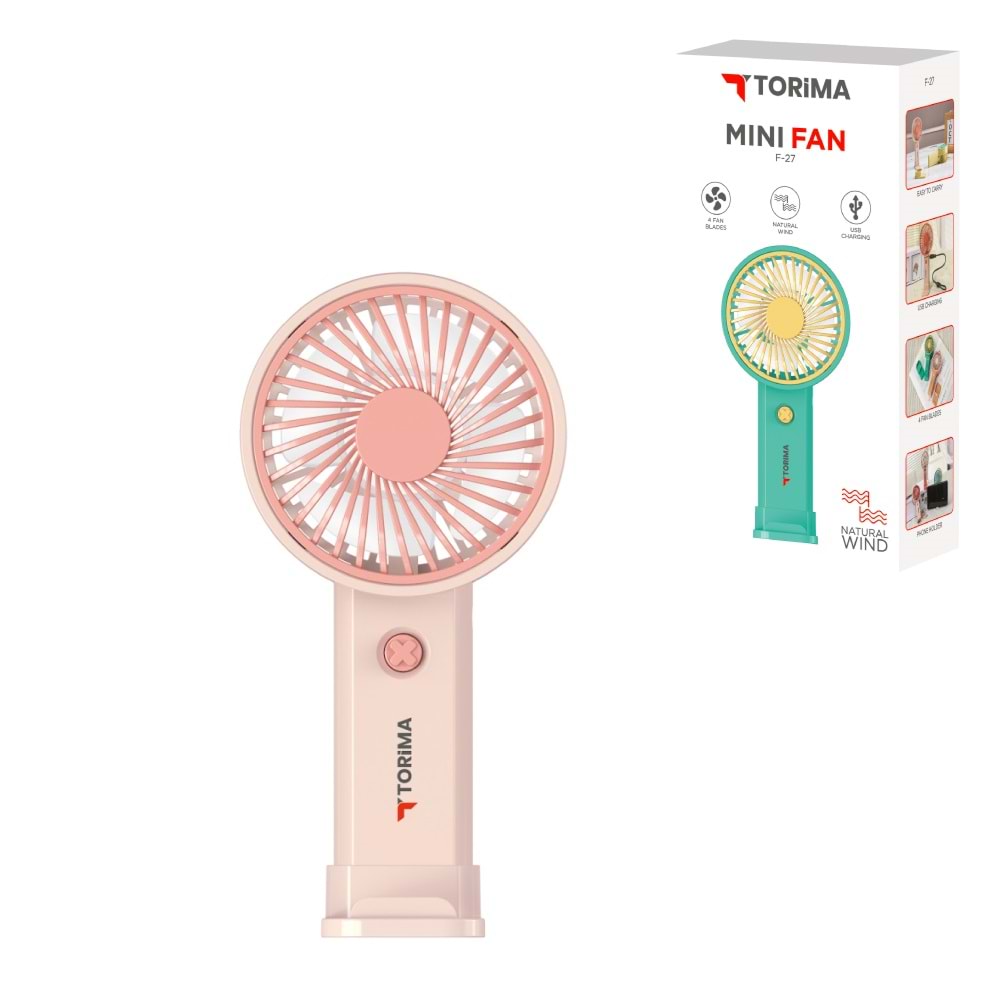 TORİMA F-27 PINK MINI FAN