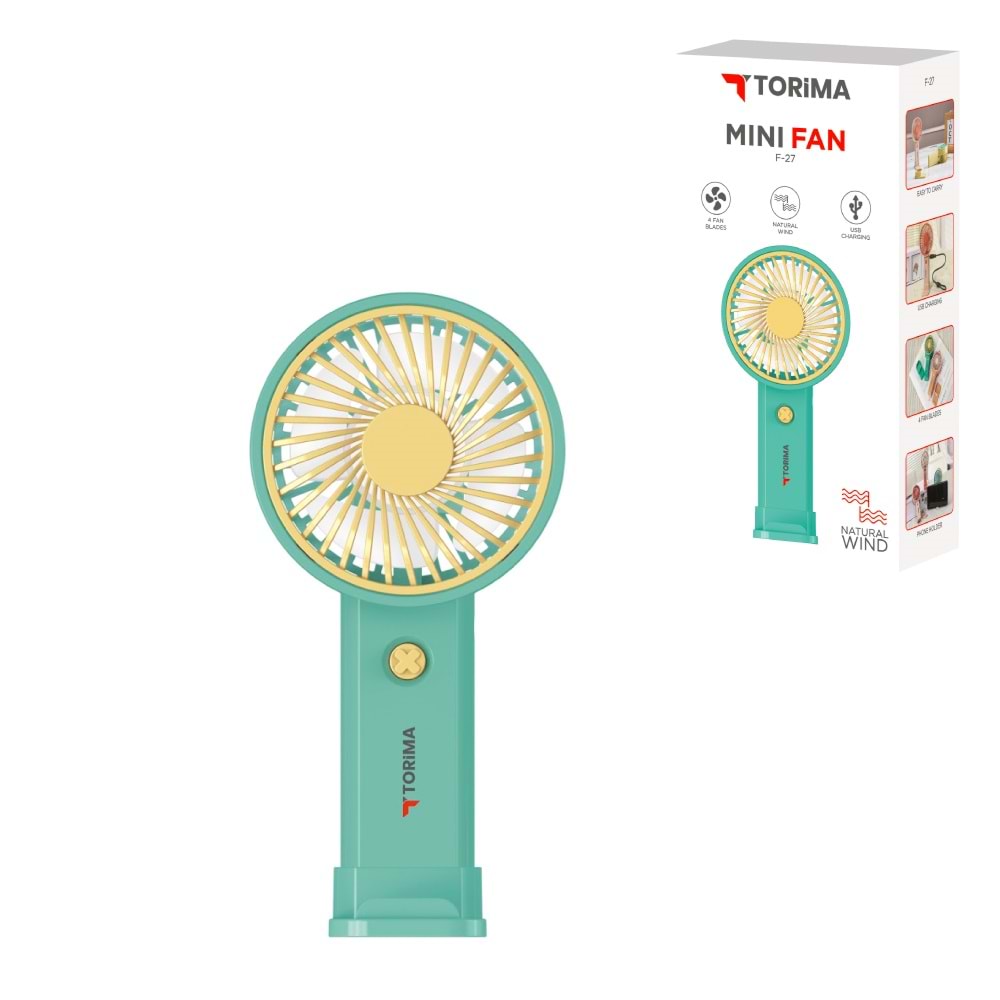 TORİMA F-27 GREEN MINI FAN