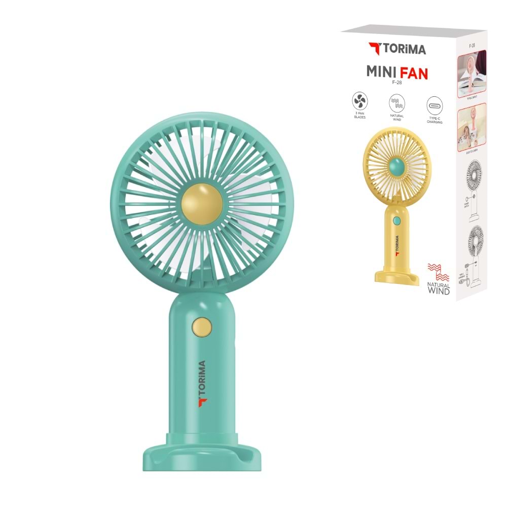 TORİMA F-28 GREEN MINI FAN