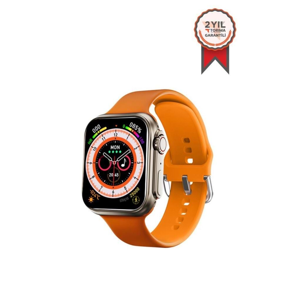 TORİMA SMART WATCH HW8 ULTRA ORANGE