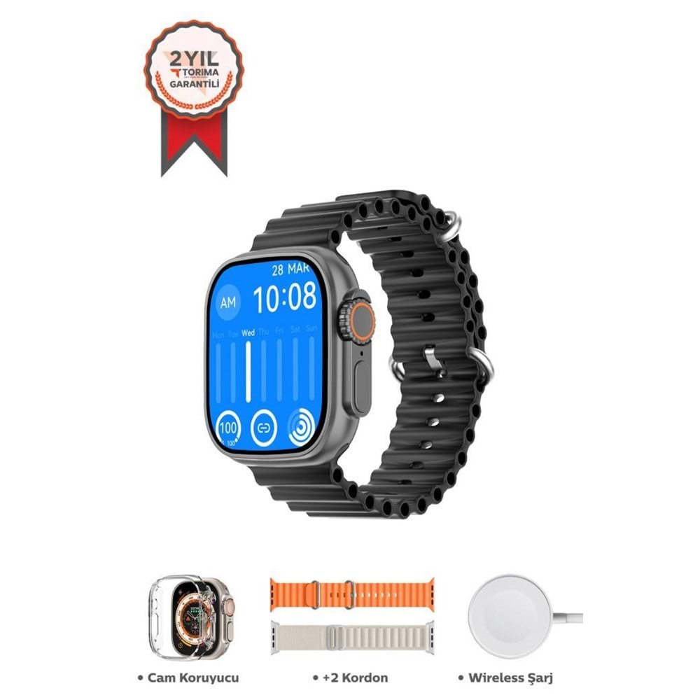 TORİMA DT8 ULTRA MAX (KASA:WATCHBLACK)BLACK-ORANGE