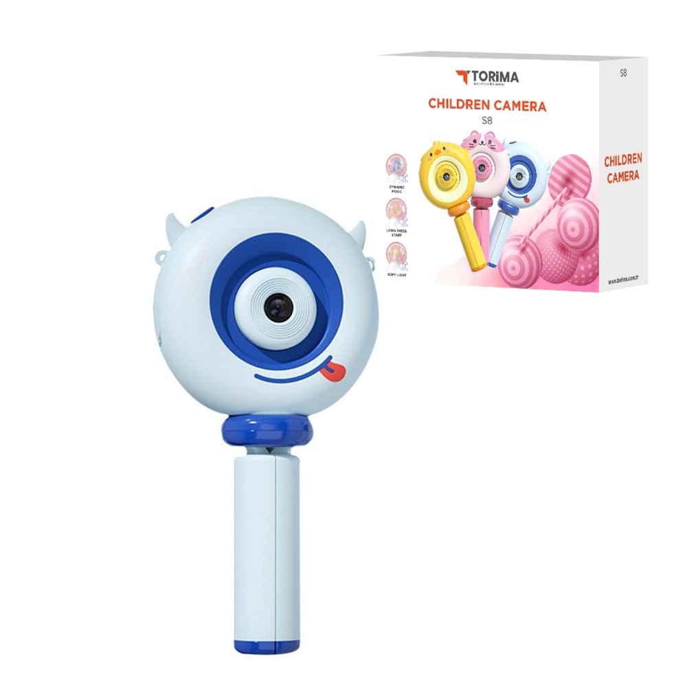 TORİMA CHILDRENS CAMERA S8 BLUE
