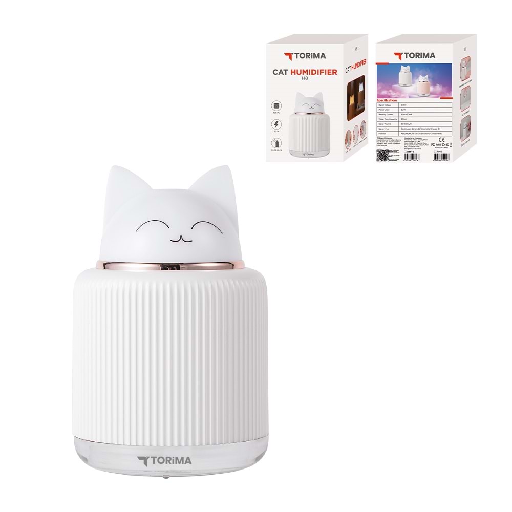 TORİMA H8 WHITE CAT HUMIDIFIER