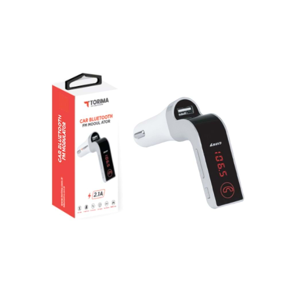 TORİMA CAR CHARGER G7 MP3 PLAYER WHİTE