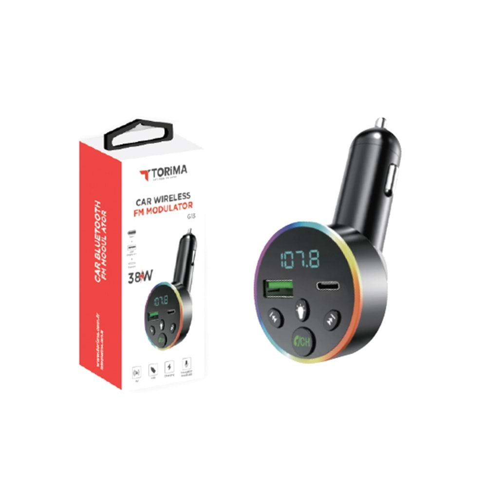 TORİMA TRANSMITTER CAR CHARGER G13 BLACK