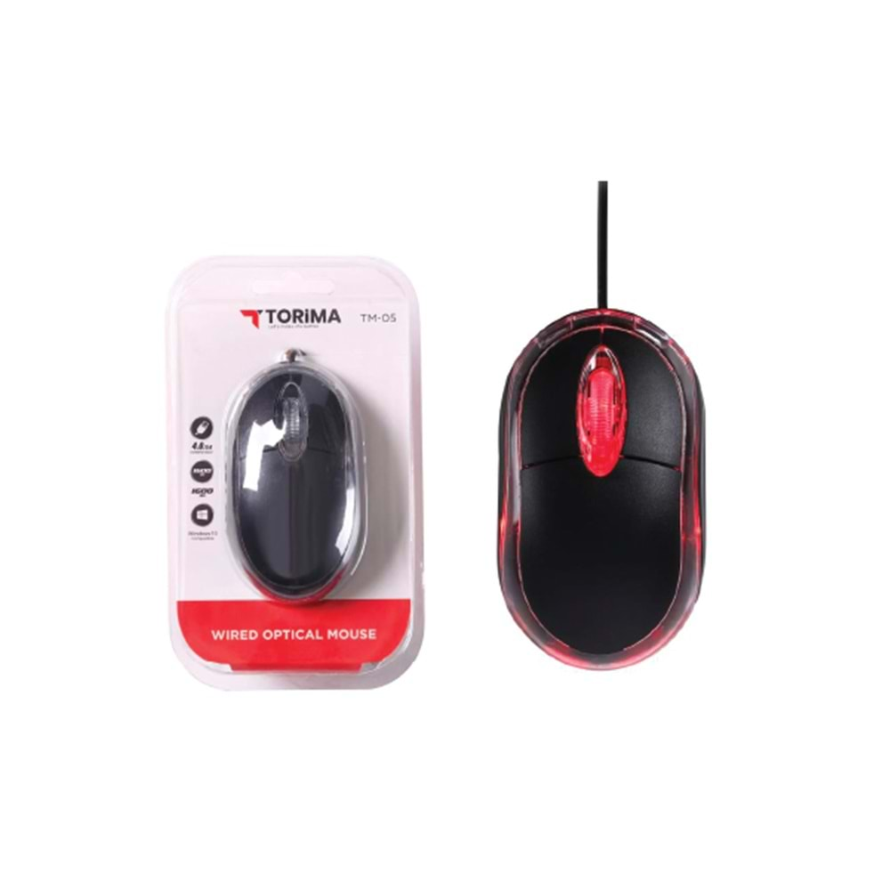 TORİMA WİRED MOUSE TM-05 BLACK