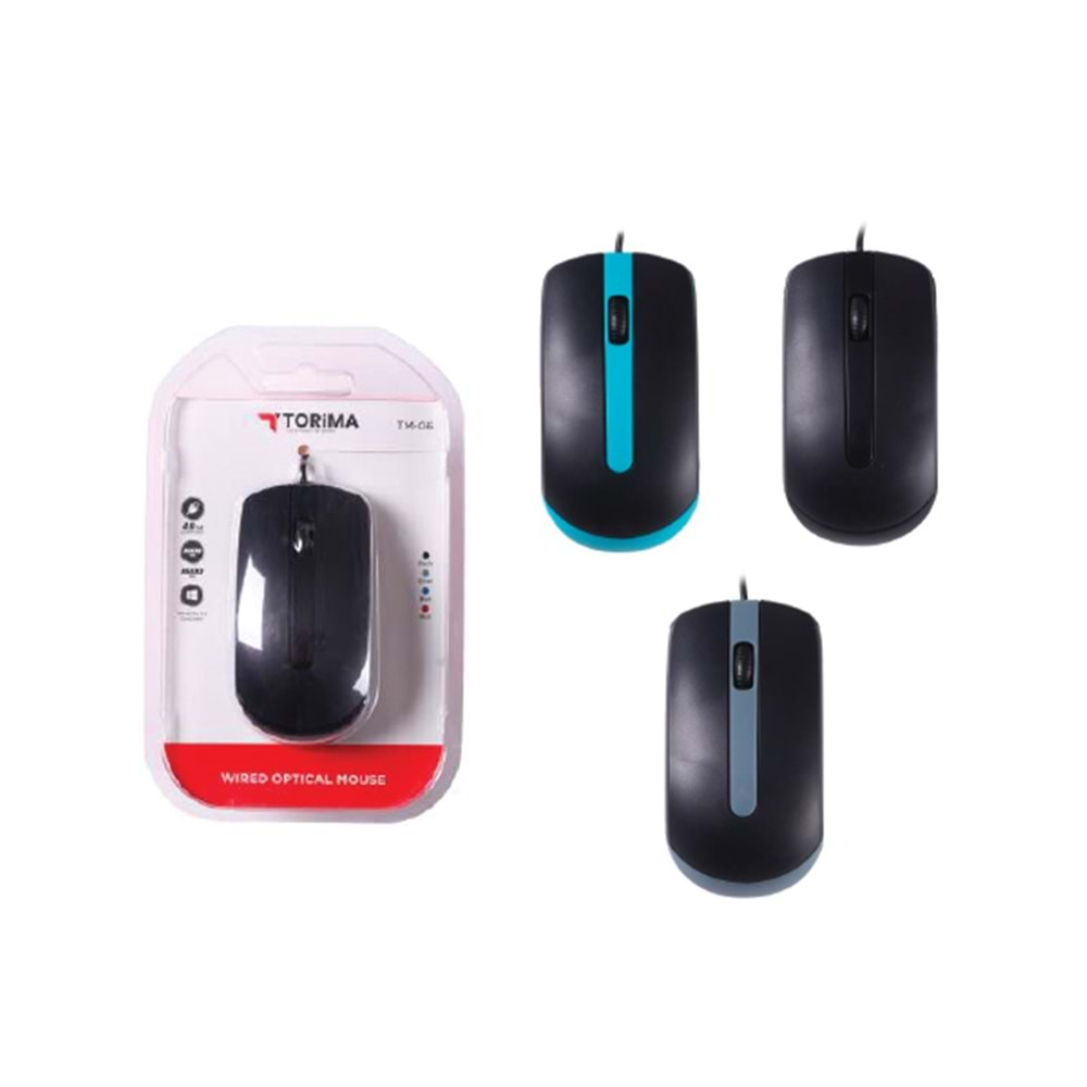 TORİMA WİRED MOUSE TM-06 BLACK