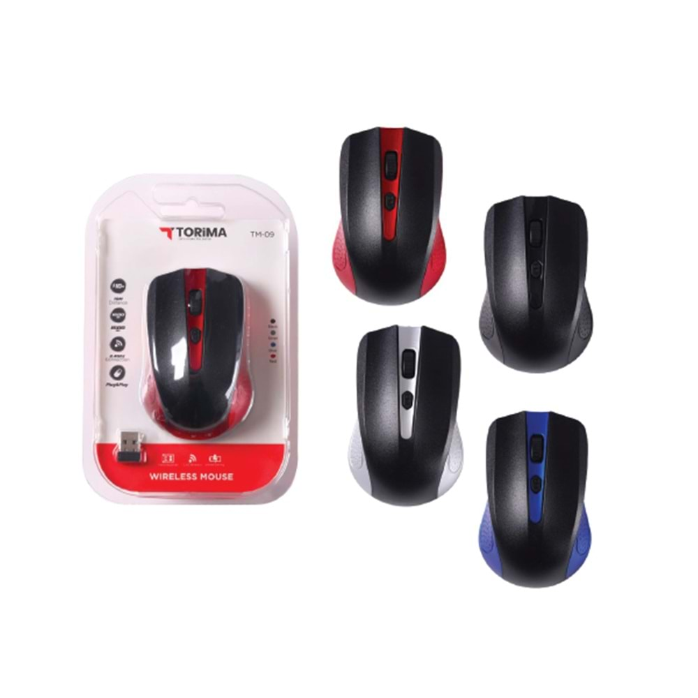 TORİMA WİRELESS MOUSE TM-09 BLACK