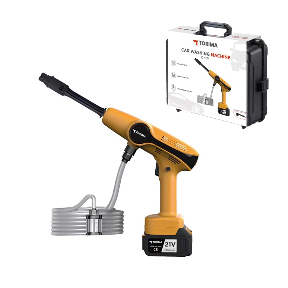TORİMA D-015 CAR WASH MACHINE YELLOW