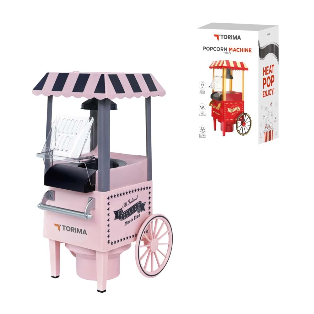 TORİMA TPM-01 PINK POPCORN MACHINE