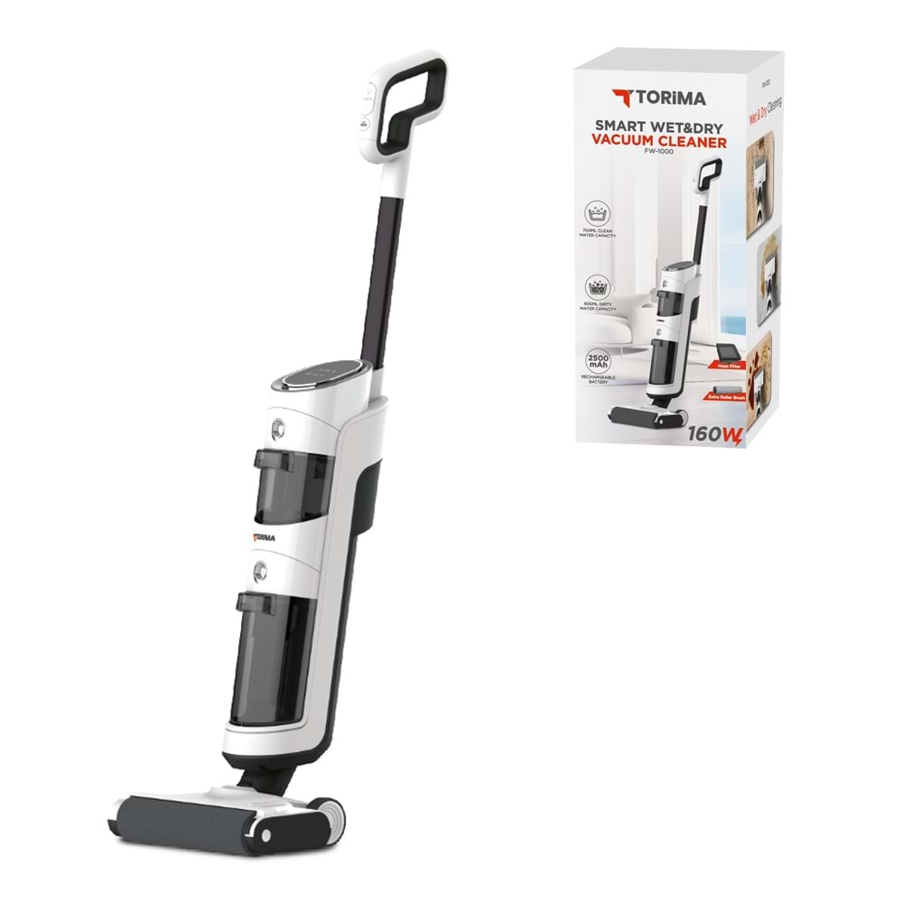 TORİMA FW-1000 WHITE SMART CORDLESS WET&DRY VACUUM