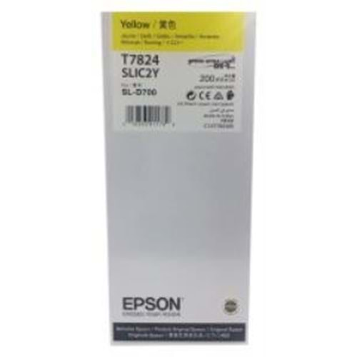 EPSON DX 100 MÜREKKEP YELLOW 7824