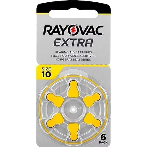 RAYOVAC KULAKLIK PİLİ NO10 EXTRA